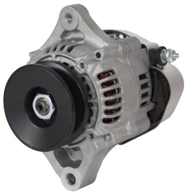 Rareelectrical - New 24V Alternator Compatible With Kubota V2003nte Engine 17558-64010 17558-64011 17558-64012