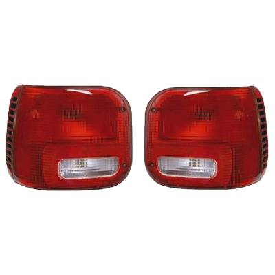 Rareelectrical - New Tail Light Pair Compatible With Dodge Ram 1500 Van 1995-03 Ram 2500 Van 96-03 Ch2800142