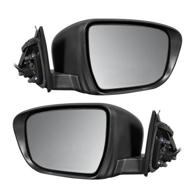 Rareelectrical - New Pair Of Mirror Compatible With Nissan Rogue Advance Sv Sense Sl Select Exclusive Sport Utility