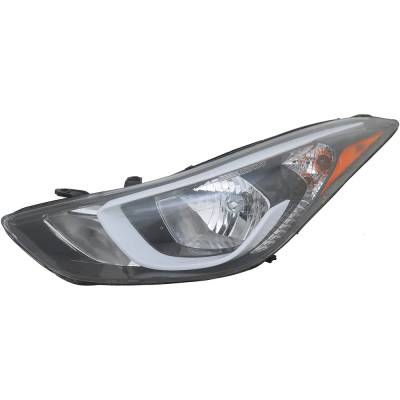 Rareelectrical - New Left Headlights Compatible With Hyundai Elantra Se Sedan 4-Door 1.8L 2014 2015 2016 By Part