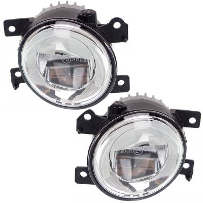 Rareelectrical - New Pair Of Fog Lights Compatible With Infiniti Nissan Q50 Q60 400 Sport Base Hybrid Luxe Premium