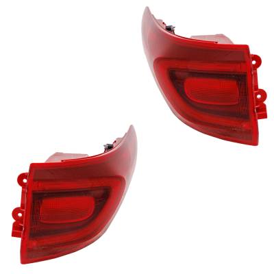 Rareelectrical - New Pair Of Tail Lights Compatible With Kia Sportage Lx Ex S Ex Premium Tech Pack Sport Utility