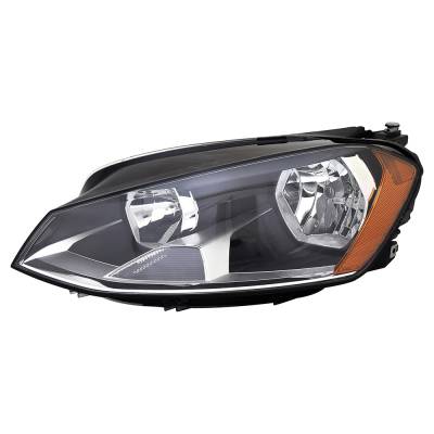 Rareelectrical - New Left Headlights Compatible With Volkswagen Golf Alltrack S Hatchback 2015 2016 2017 By Part