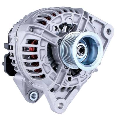 Rareelectrical - New 24V Alternator Compatible With Case Wheel Loader 521D 521E 4.5L 0124555005, 0-124-555-005,