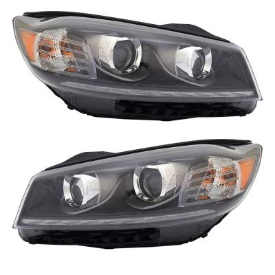 Rareelectrical - New Pair Of Headlights Compatible With Kia Sorento Ex Sport Utility 2.4L 3.3L 2019 2020 By Part