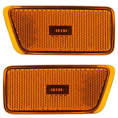 Rareelectrical - New Pair Of Led Front Side Marker Lights Compatible With Ford Bronco Sport Badlands Sport Utility