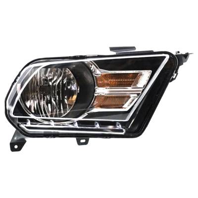 Rareelectrical - New Right Halogen Headlight Compatible With Ford Mustang Shelby Gt500 Coupe 2 Door 2010 2011 2012