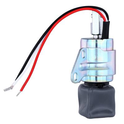 Rareelectrical - New Fuel Shut-Off Solenoid Compatible With Caterpillar 3204 3304 Engines 1255773 125-57773