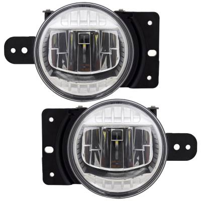 Rareelectrical - New Pair Of Fog Lights Compatible With Jeep Gladiator Wrangler 2021 2022 2023 2024 By 19-6348-00-9