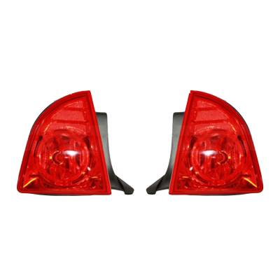 Rareelectrical - New Pair Of Tail Lights Compatible With Chevrolet Malibu Ls Lt 2008-2012 Gm2800224 Gm2801224