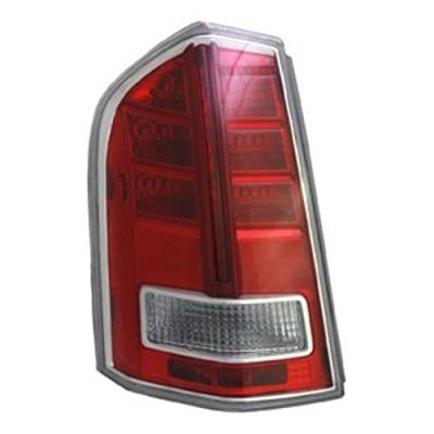 Rareelectrical - New Chrome Left Tail Light Compatible With Chrysler 300 2011-3/2012 Ch2800200 68042173Ae