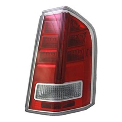 Rareelectrical - New Chrome Right Tail Light Compatible With Chrysler 300 2011-3/2012 Ch2801200 68042172Ae