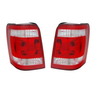 Rareelectrical - New Tail Light Pair Compatible With Ford Escape 2010 2011 2012 8L8z-13405-A Fo2801210 Fo2800210 8L8z