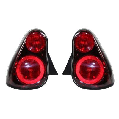 Rareelectrical - New Pair Of Tail Lights Compatible With Chevrolet Monte Carlo 2000 2001 Gm2801180 Gm2800180 10326670