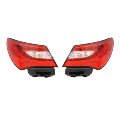 Rareelectrical - New Tail Light Pair Compatible With Chrysler 200 Sedan 2012 2013 2014 Ch2819131 Ch2818131 5182525Ae