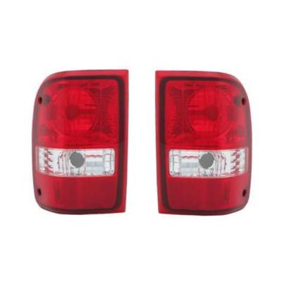 Rareelectrical - New Tail Light Pair Compatible With Ford Ranger Xl Xlt Sport 2006-2011 Fo2819111 Fo2818121 6L5z