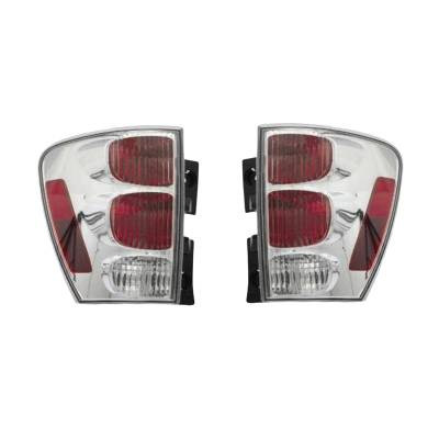 Rareelectrical - New Pair Of Tail Lights Compatible With Chevrolet Equinox 2007 2008 2009 Gm2800185 Gm2801185 5490027