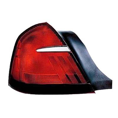 Rareelectrical - New Left Tail Light Compatible With Mercury Grand Marquis 1998 1999 2000 2001 2002 By Part Numbers