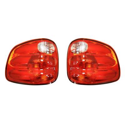 Rareelectrical - New Tail Light Pair Compatible With Ford F-150 With Flareside Bed 2003-2004 Yl3z13404aa