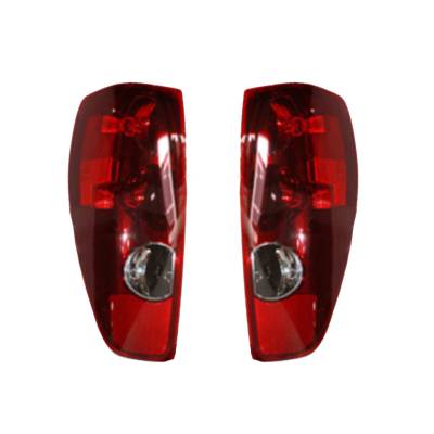 Rareelectrical - New Pair Of Tail Lights Compatible With Chevrolet Colorado 2004-2010 2011 2012 By Part Numbers