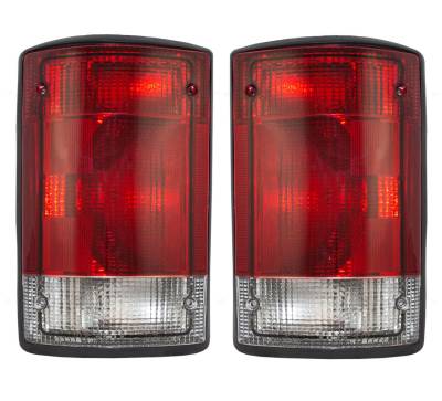 Rareelectrical - New Tail Light Pair Compatible With Ford Econoline Van Wagon 2010-14 Fo2800190 5C2z 13405 Aa