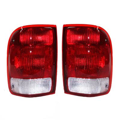 Rareelectrical - New Tail Light Pair Compatible With Ford Ranger 2000 Fo2800149 Yl5z 13405 Aa Yl5z13405aa