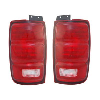 Rareelectrical - New Tail Light Pair Compatible With Ford Expedition 1998 1999 2000 2001 Fo2800119 Fo2801119 F75z