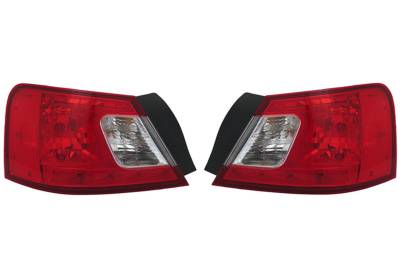 Rareelectrical - New Pair Of Tail Lights Compatible With Mitsubishi Galant Sport 2008-2012 Mi2801134 8330A745