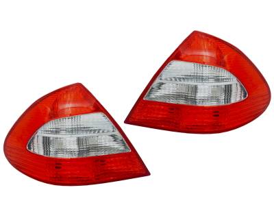 Rareelectrical - New Tail Light Pair Compatible With Mercedes Benz E550 E350 2118202364 Mb2800123 Mb2801123 211 820