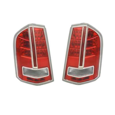 Rareelectrical - New Chrome Tail Light Pair Compatible With Chrysler 300 2012 2013 2014 Ch2818135 Ch2819135