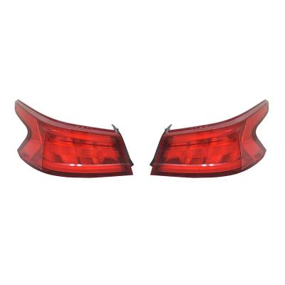 Rareelectrical - New Tail Light Pair Fits Nissan Maxima 2017 2016 26555-4Ra0a Ni2805104 265554Ra0a 26550-4Ra0a