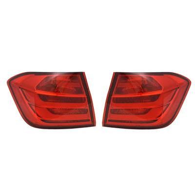 Rareelectrical - New Outer Tail Light Pair Compatible With Bmw 320I 328I Xdrive Sedan 2013 2014 By Part Numbers