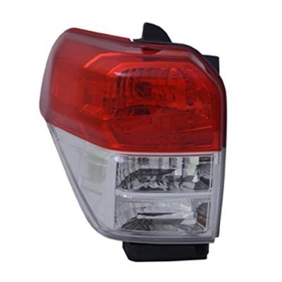 Rareelectrical - New Chrome Left Tail Light Compatible With Toyota 4Runner 2010 2011 2012 2013 By Part Numbers