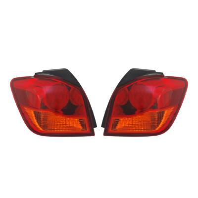 Rareelectrical - New Pair Of Tail Lights Compatible With Mitsubishi Outlander Sport 2011-15 Mi2805105 Mi2804105