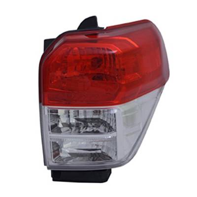 Rareelectrical - New Chrome Right Tail Light Compatible With Toyota 4Runner 2010 2011 2012 2013 By Part Numbers