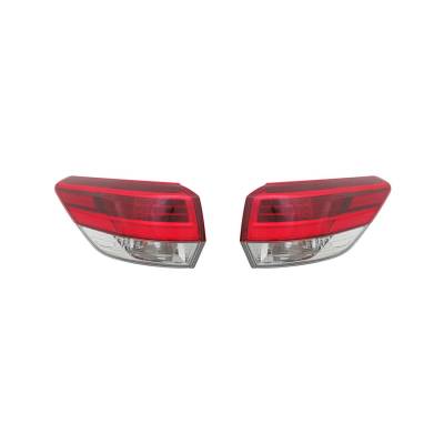 Rareelectrical - New Outer Tail Light Pair Fits Toyota Highlander 2017 Gas To2805132 81560-0E160