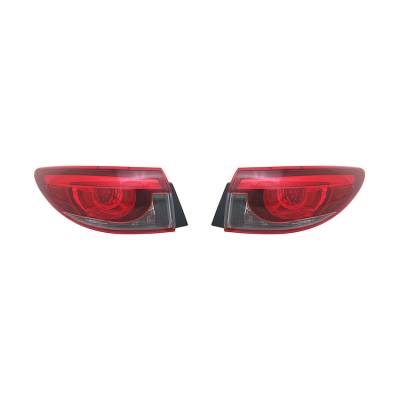 Rareelectrical - New Tail Light Pair Fits Mazda 6 2.5L 2016-2017 Ma2805121 Gmn3-51-160B Ma2804121