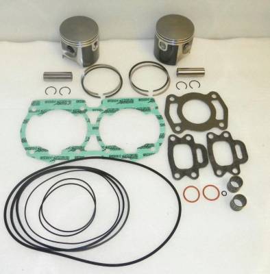 Rareelectrical - New 76.75Mm Jet Ski Platinum  .75Mm Over Rebuild Kit Compatible With Sea-Doo Xp 580 1991