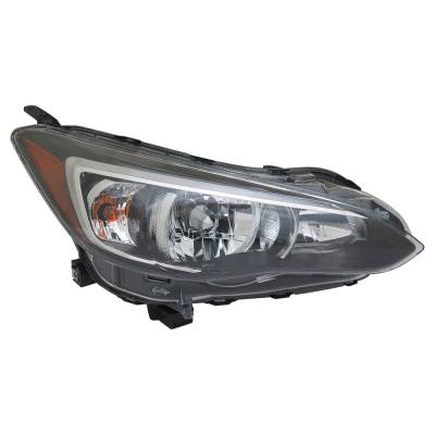 Rareelectrical - New Right Halogen Headlight Compatible With Subaru Crosstrek Premium Sport Utility 4 Door 2.0L 2017