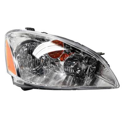 Rareelectrical - New Right Halogen Headlight Compatible With Nissan Altima Sl Sedan 2002 2003 2004 By Part Number