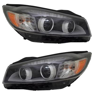 Rareelectrical - New Pair Of Headlights Compatible With Kia Sorento Ex Sport Utility 2016 2017 2018 By Part Numbers