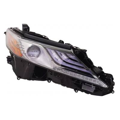 Rareelectrical - New Right Led Headlight Compatible With Toyota Camry Xse Sedan 4 Door 2.5L 2018 By Part Number