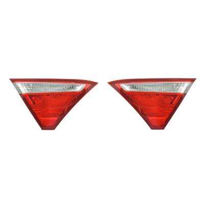 Rareelectrical - New Pair Inner Tail Lights Compatible With Toyota Camry Le Se Xle Xse 2015 To2803116 81590-06410