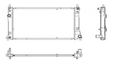 Rareelectrical - New Radiator Assembly Compatible With 2012-2013 Mazda 5 2.5L L4 2488Cc 152 Cid Lfya-15-Sb0 13220