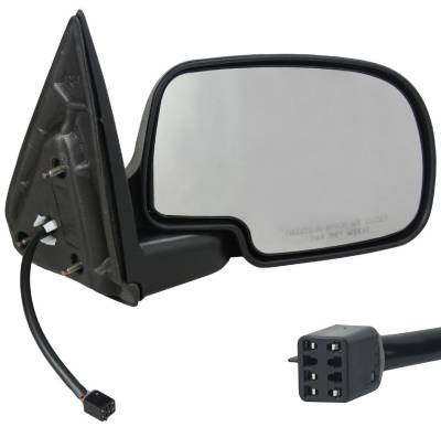 Rareelectrical - New Right Passenger Door Mirror Compatible With 2002-2006 Cadillac Escalade Ext Power Heat Gm1321250