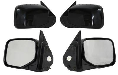 Rareelectrical - New Door Mirror Pair Compatible With Honda 06-09 Ridgeline Power W/O Heat Ho1320229 Hd47el Ho1321229