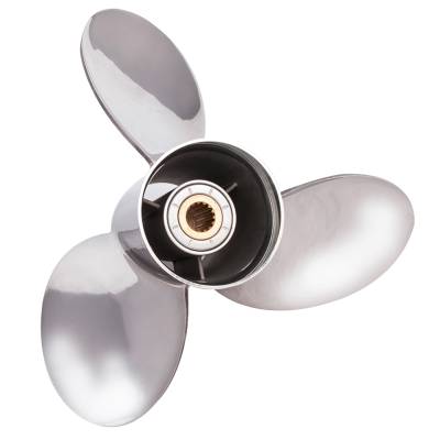 Rareelectrical - New 150-300 Hp Clockwise Propeller Compatible With Suzuki Df150 15 Spline 150 2003 2004 2005 2006