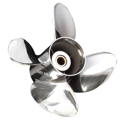 Rareelectrical - New 10 Tooth 20-30 Hp Propeller Compatible With Yamaha 2 Stroke 10 Spline 20 1996 1997