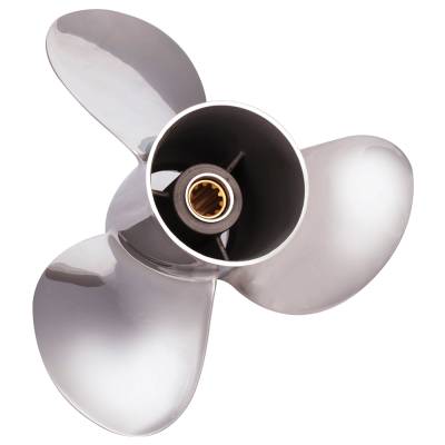 Rareelectrical - New 15-35 Hp Propeller Compatible With Johnson/Evinrude 2 Cyl 2 Stroke 14 Spline 25 1988 1989 1990