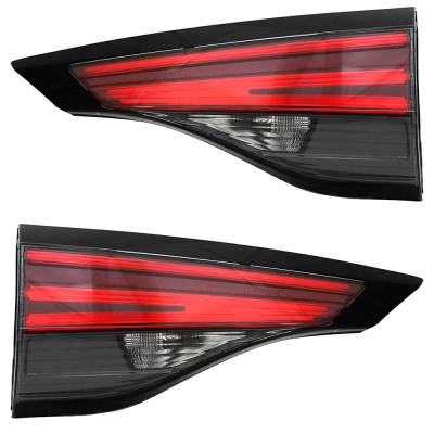 Rareelectrical - New Pair Of Led Outer Tail Lights Compatible With Toyota Sienna Platinum Mini Passenger Van 2021 By